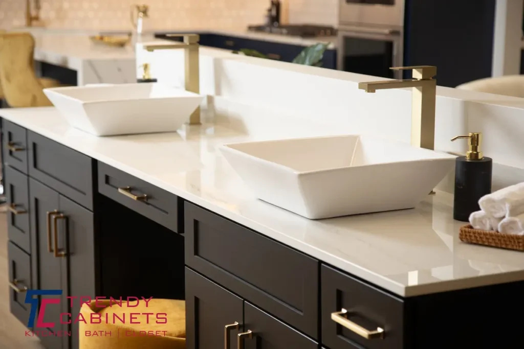luxury double sink vanities trends